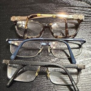 RX frames. Harley-Davidson Women's Glasses - Gold, Brown, Black